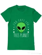 Tricou ADLER barbat Too cute Verde mediu