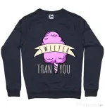 Bluza ADLER barbat Sweeter than you Denim inchis