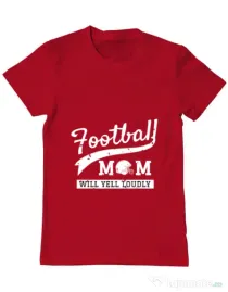 Tricou ADLER barbat Football mom Rosu