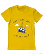 Tricou ADLER barbat Need an arc? Galben