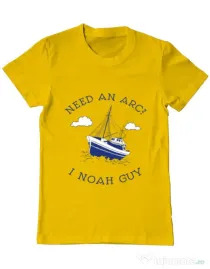 Tricou ADLER barbat Need an arc? Galben