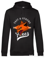 Hoodie barbat cu gluga Fast and strong Negru