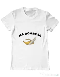 Tricou ADLER barbat Ma doare Alb