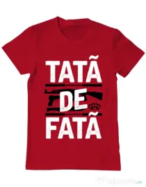 Tricou ADLER barbat Tata de fata Rosu