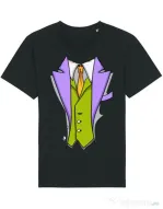 Tricou STANLEY STELLA barbat Gentleman suit Negru