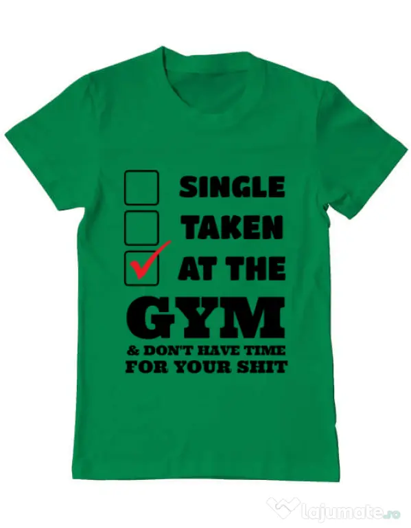 Tricou ADLER barbat At the gym Verde mediu