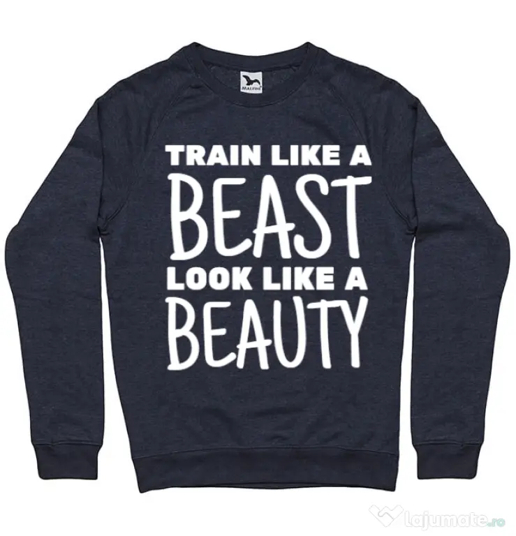 Bluza ADLER barbat Train like a beast Denim inchis