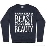 Bluza ADLER barbat Train like a beast Denim inchis