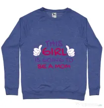 Bluza ADLER barbat Future Mom Albastru melanj