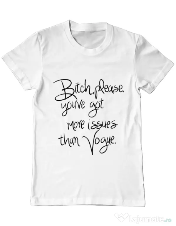 Tricou ADLER barbat Vogue issues Alb