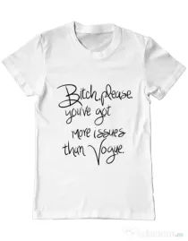 Tricou ADLER barbat Vogue issues Alb