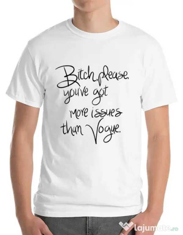 Tricou ADLER barbat Vogue issues Alb