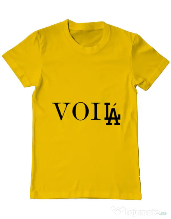 Tricou ADLER barbat Voila Galben