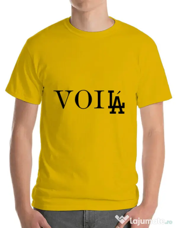 Tricou ADLER barbat Voila Galben