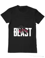 Tricou ADLER barbat Beast Negru