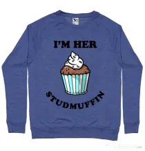 Bluza ADLER barbat Her studmuffin Albastru melanj