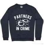 Bluza ADLER barbat Partners in crime 2 Denim inchis