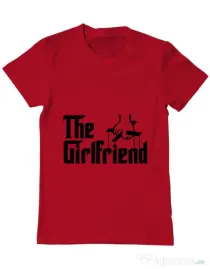 Tricou ADLER barbat The girlfriend Rosu