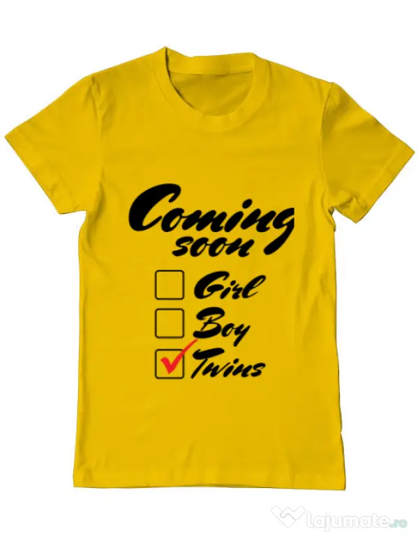 Tricou ADLER barbat Coming soon 2 Galben