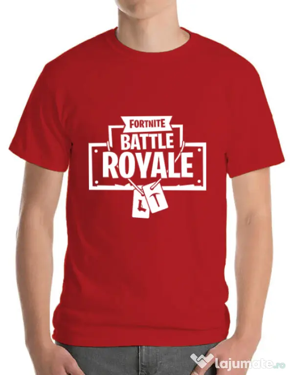 Tricou ADLER barbat Battle royale Rosu