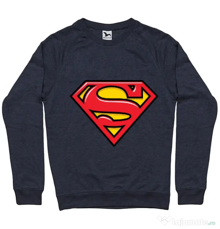 Bluza ADLER barbat Superman Denim inchis