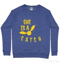 Bluza ADLER barbat She is a catch Albastru melanj