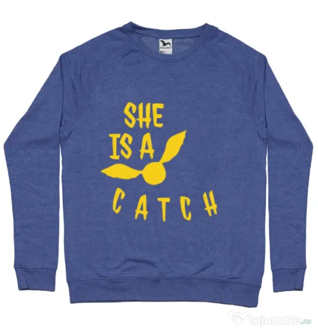 Bluza ADLER barbat She is a catch Albastru melanj