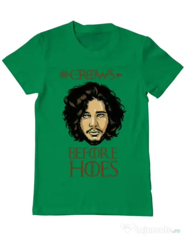 Tricou ADLER barbat Crows Before Hoes Verde mediu