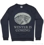 Bluza ADLER barbat Winter is coming Stark Denim inchis