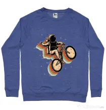 Bluza ADLER barbat Cycling space Albastru melanj