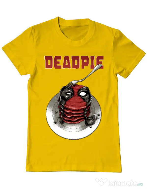 Tricou ADLER barbat Deadpie Galben