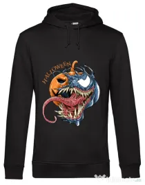 Hoodie barbat cu gluga Halloween Venom Negru