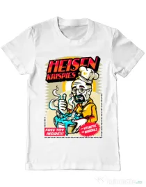 Tricou ADLER barbat Heisen krispies Alb