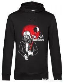 Hoodie barbat cu gluga The darkfather Negru