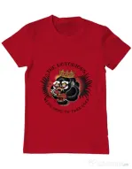 Tricou ADLER barbat The notorious Rosu
