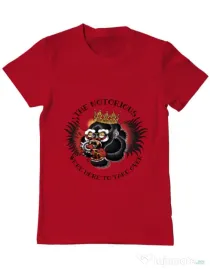 Tricou ADLER barbat The notorious Rosu