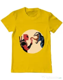 Tricou ADLER barbat Venom icecream Galben