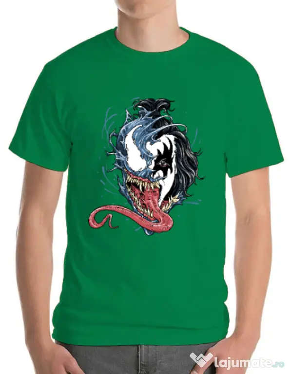 Tricou ADLER barbat Venom kiss Verde mediu