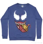 Bluza ADLER barbat Venom pizza Albastru melanj