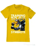 Tricou ADLER barbat Venom training Galben
