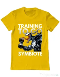 Tricou ADLER barbat Venom training Galben
