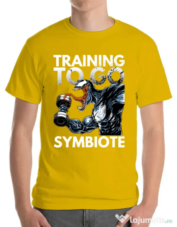 Tricou ADLER barbat Venom training Galben