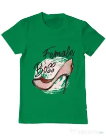 Tricou ADLER barbat Female boss Verde mediu