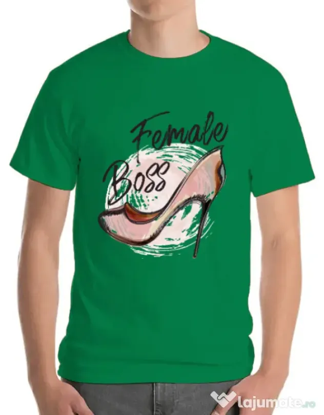 Tricou ADLER barbat Female boss Verde mediu