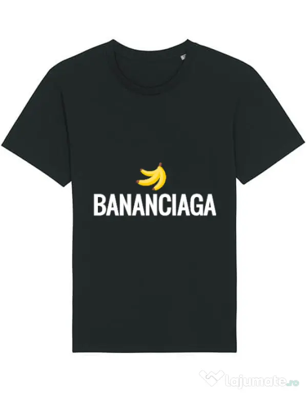Tricou STANLEY STELLA barbat Bananciaga Negru