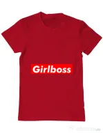 Tricou ADLER barbat Girlboss Rosu