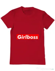 Tricou ADLER barbat Girlboss Rosu