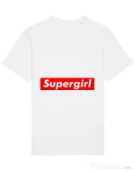Tricou STANLEY STELLA barbat Supergirl Alb