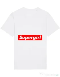 Tricou STANLEY STELLA barbat Supergirl Alb