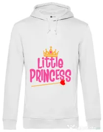 Hoodie barbat cu gluga Little Princess Alb